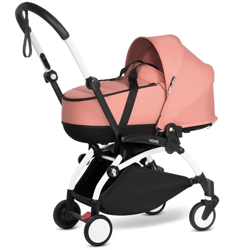 Babyzen Yoyo² Stroller Bundle – White Frame + Integrated Bassinet 1