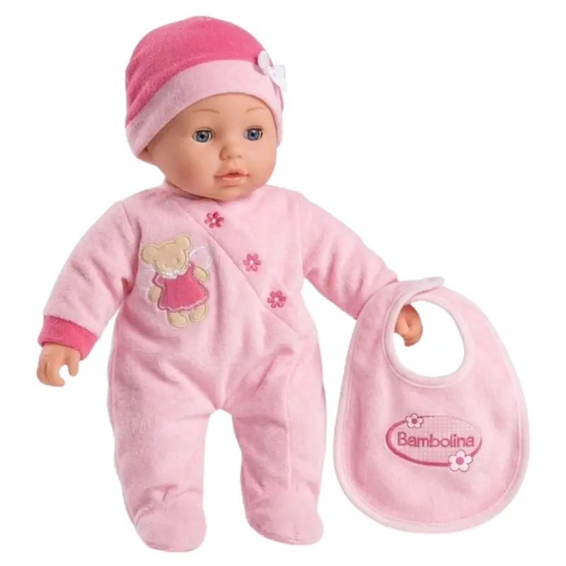 Bambolina 40 Cm Learning Doll With Arabic-Language Bib (50 Essential Words) 1