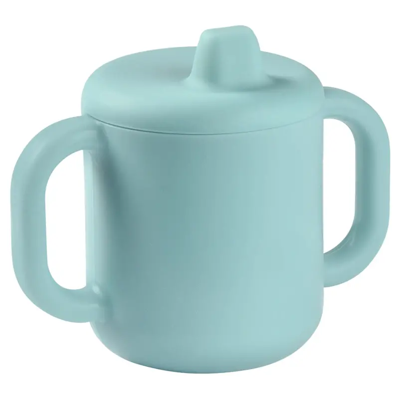 Beaba Blue Silicone Learning Cup For Babies And Toddlers 1