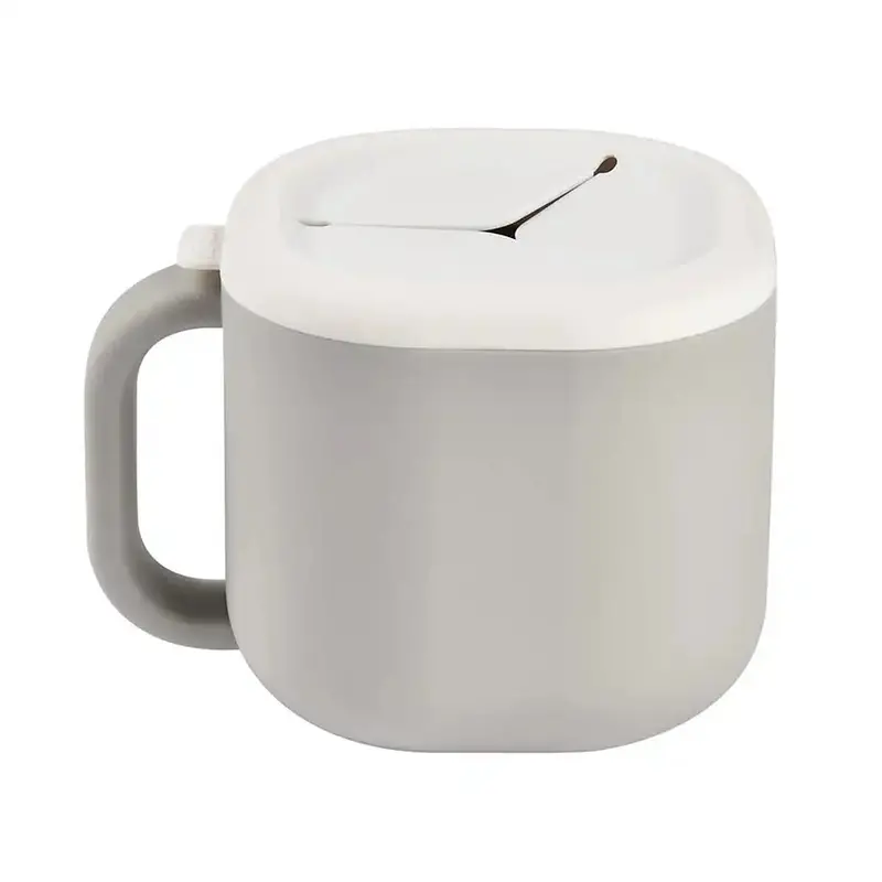 Beaba Pick 'N' Snack Silicone Snack Cup – Velvet Grey 1