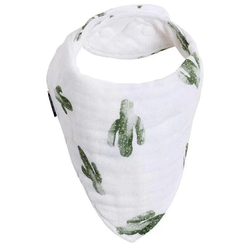 Bebe Au Lait Saguaro Design Ultra-Soft Muslin Bandana Bib 1
