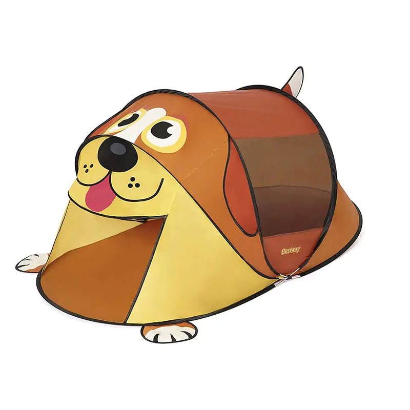 Bestway Adventurechasers Puppy-Themed Play Tent – 72 In X 38 In X 32 In (1.82 M X 96 Cm X 81 Cm) 1