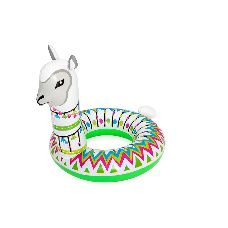 Bestway Alpaca-Themed Giant Inflatable Swim Ring – 44.5 X 43 Inches 1