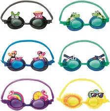 Bestway Character-Themed Swim Goggles – Adjustable Youth Fit 1