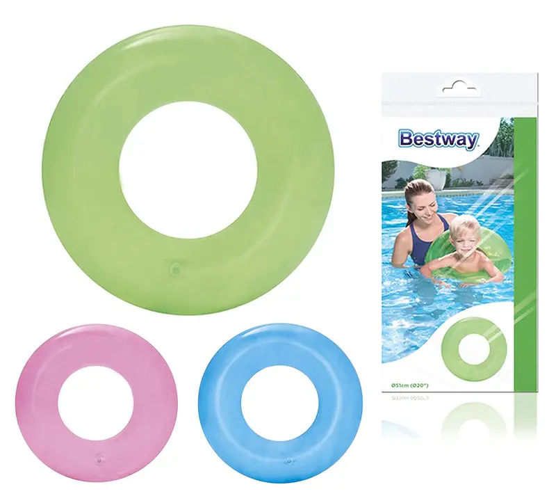 Bestway Clear 20-Inch Inflatable Bike Tube For Kids And Adults 1