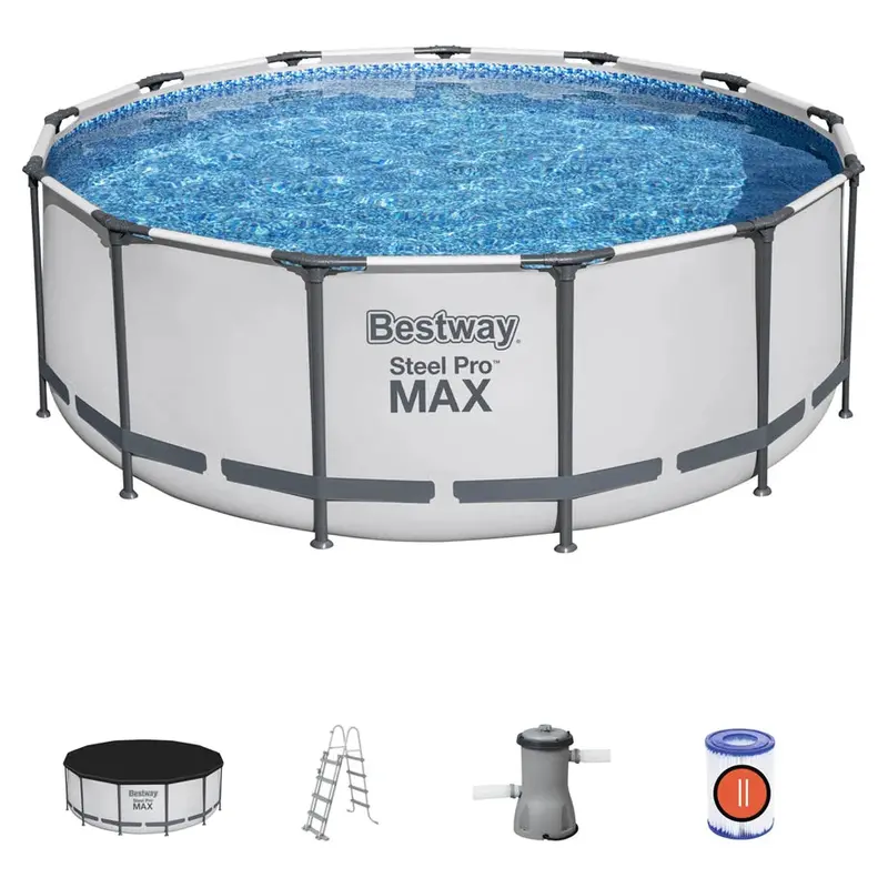 Bestway Compact Round Inflatable Pool (3.96 M × 1.22 M) 1