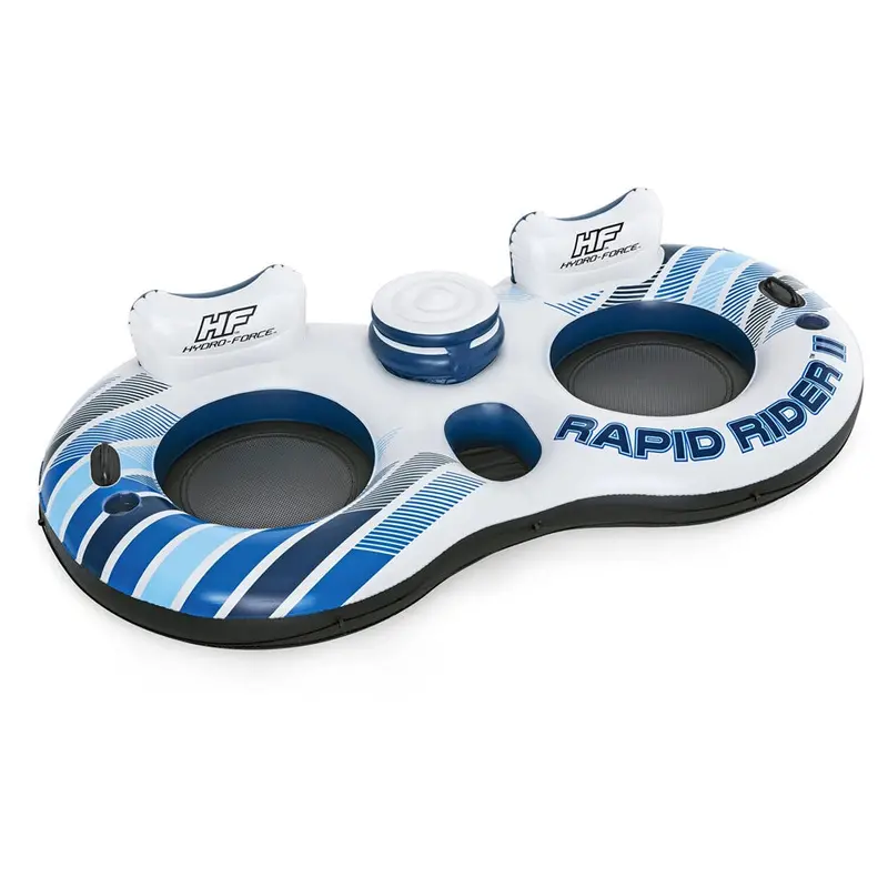 Bestway Coolerz Rapid Rider X2 – 2.51M X 1.32M Dual-Rider Inflatable Towable Tube 1