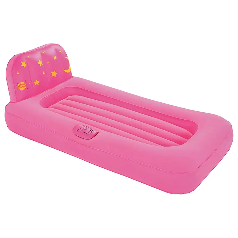 Bestway Dream Glimmers Comfort Airbed – Pink, Twin Size (52" X 30" X 18") 1