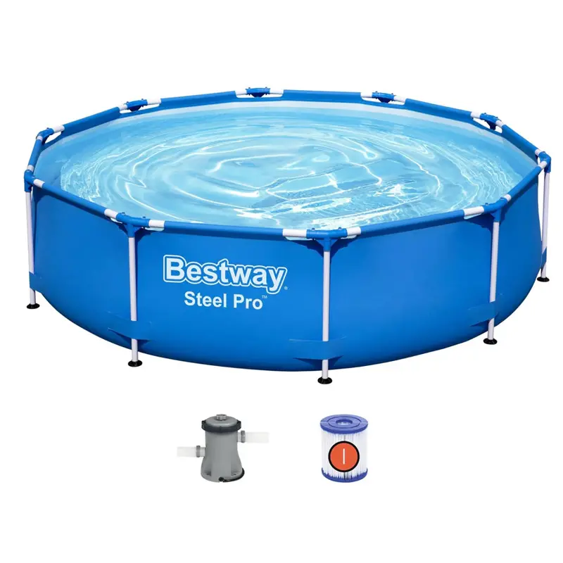 Bestway Entry-Level Round Pool Set – 10 Ft × 30 In (3.05 M × 76 Cm) 1