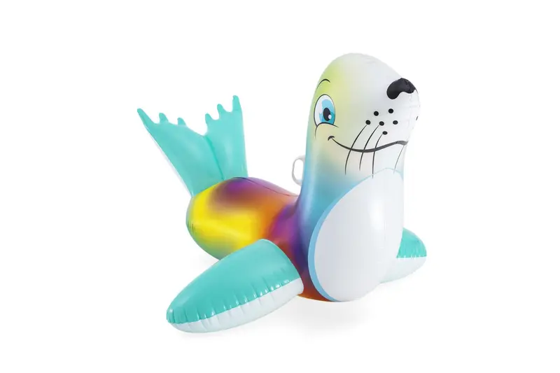 Bestway Flash N' Splash Seal Ride-On – 62 X 45 Inch Interactive Pool Float 1