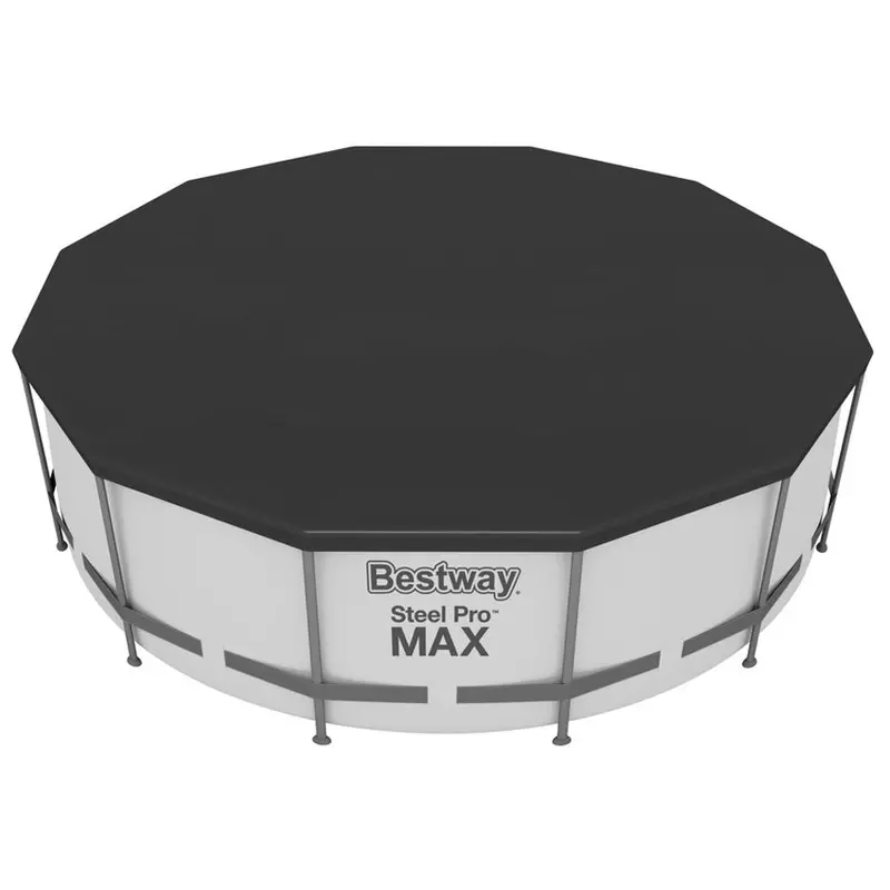 Bestway Flowclear Round Pool Cover For 12-Foot (366 Cm) Inflatable Pools 1