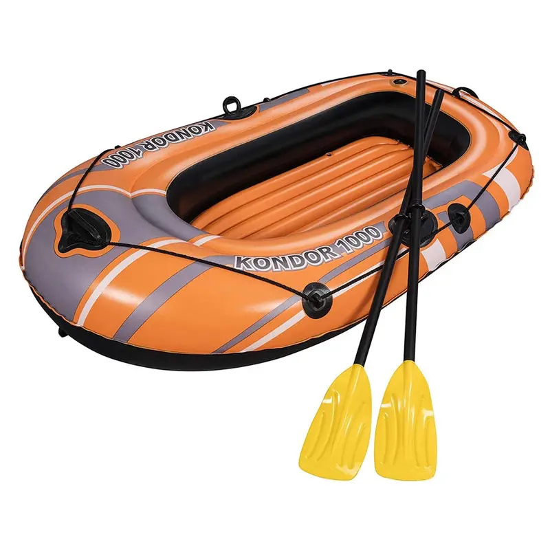 Bestway Kondor 1000 Inflatable Raft – 1.55M X 97Cm Compact Solo Float 1
