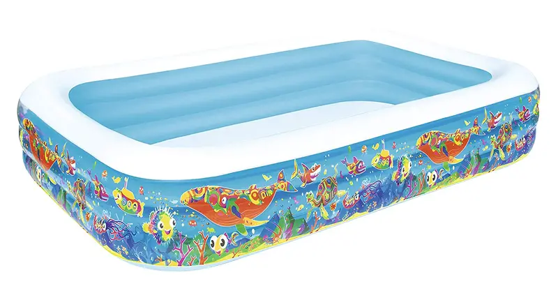 Bestway Large Play Pool – 10-Foot By 6-Foot Inflatable Swimming Pool 1