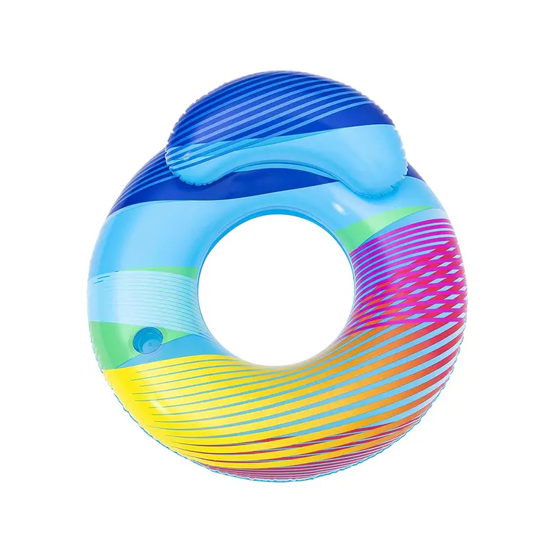 Bestway Led-Lit Bright Swim Ring – 46.5 X 46 Inch Glow-In-The-Dark Float 1