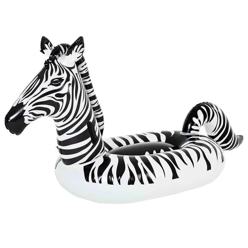 Bestway Lights 'N Stripes Zebra Pool Float – 8 Ft 4 In X 56 In Extra-Long Float 1