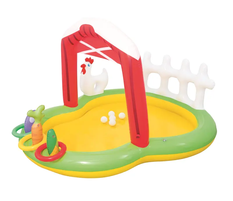 Bestway Lil' Farmer Play Center – 69" X 58" X 40"H (1.75M X 1.47M X 1.02Mh) 1