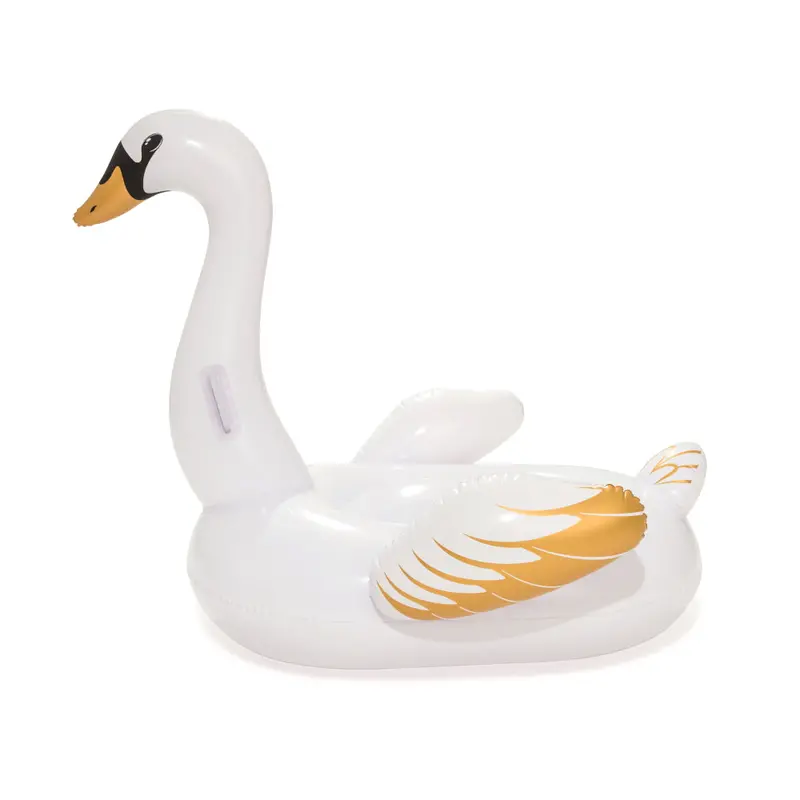 Bestway Luxury Swan Pool Float – 66.5 X 66.5 Inch Elegant Round Float 1