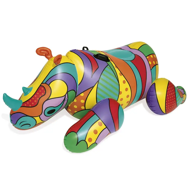 Bestway Pop Rhino Pool Float – 6 Ft 7 In X 40 In Bold Animal-Themed Float 1