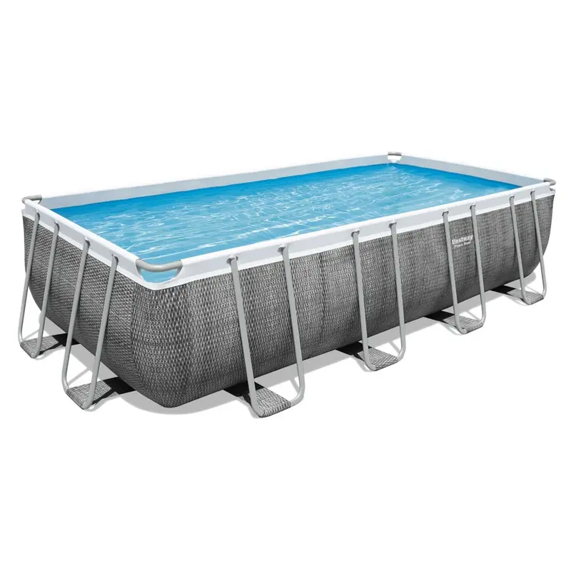 Bestway Power Steel Rectangular Inflatable Pool Set – 5.49M X 2.74M X 1.22M 1