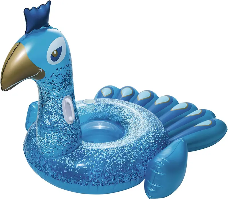 Bestway Pretty Peacock Inflatable Play Mat – 78" X 64.5" (1.98M X 1.64M) 1