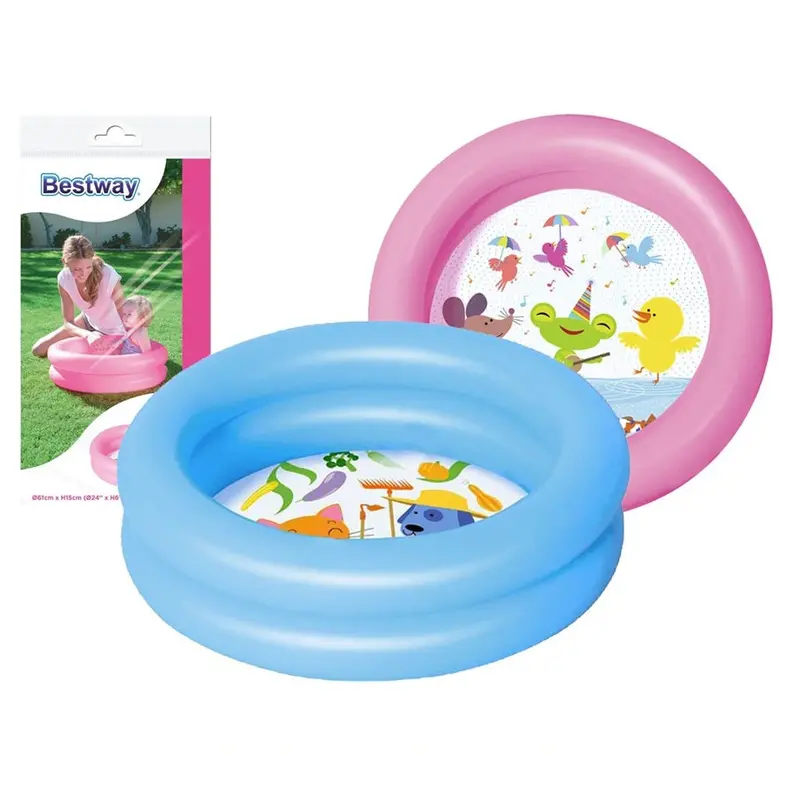Bestway Round Two-Ring Kiddie Pool – 61Cm Diameter, 15Cm Depth 1