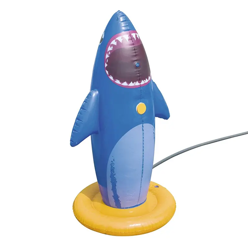 Bestway Shark Splash Boxer Inflatable Water Toy – 29 In X 29 In X 52 In (74 Cm X 74 Cm X 1.32 M) 1