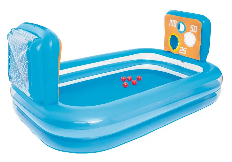 Bestway Skill Shot Inflatable Play Pool – 7.75-Foot Sport-Themed Pool 1