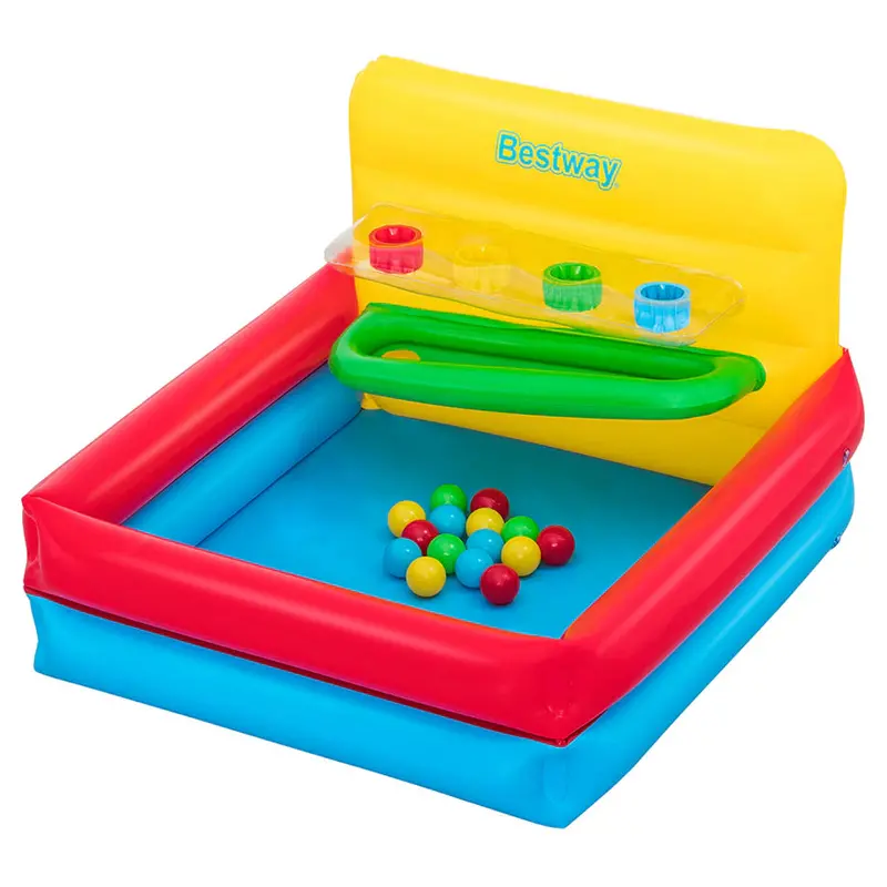Bestway Sort N’ Play Ball Pit – Colorful Inflatable Play Set With Balls 1