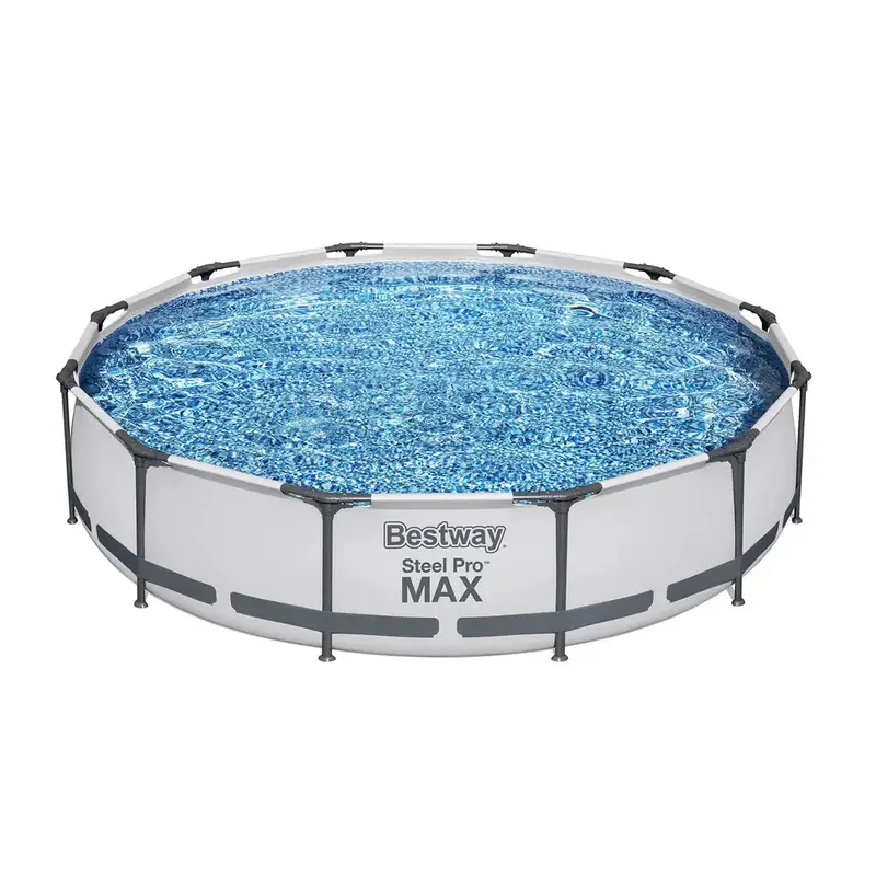 Bestway Steel Pro Frame Round Pool Kit – 12 Ft X 30 In (3.66 M X 76 Cm) 1
