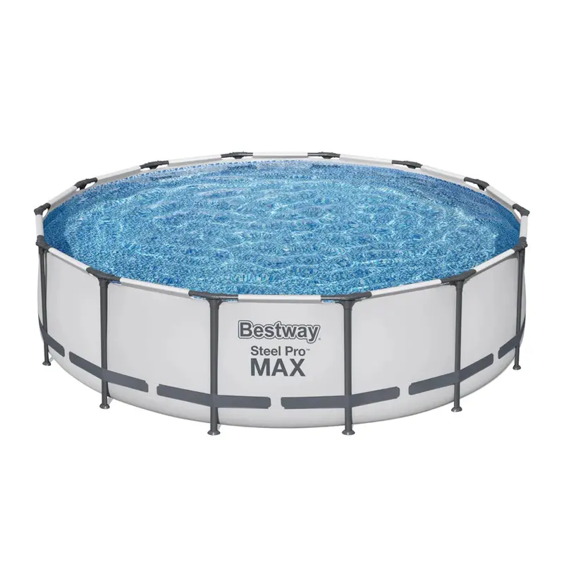 Bestway Steel Pro Max Round Pool Assembly – 14 Ft × 42 In (4.27 M × 1.07 M) 1