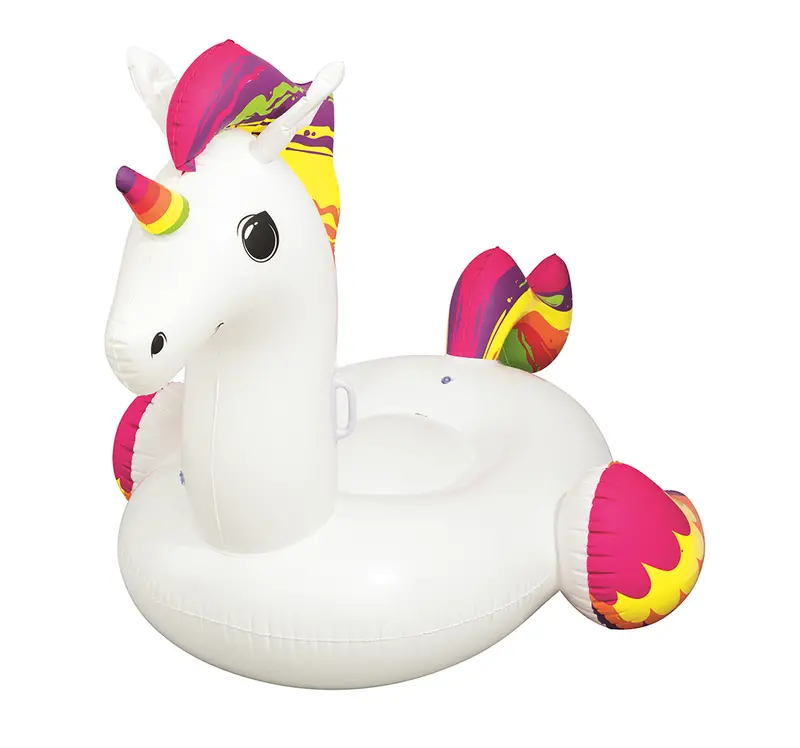 Bestway Supersized Unicorn Ride-On – 7 Ft 4 In X 64.5 In Jumbo Pool Float 1