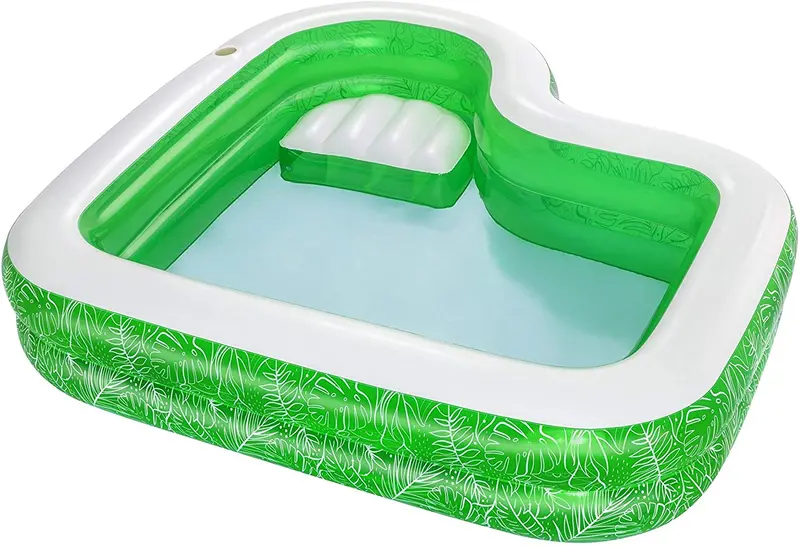Bestway Tropical Paradise Square Pool – 7.5-Foot By 7.5-Foot Design 1