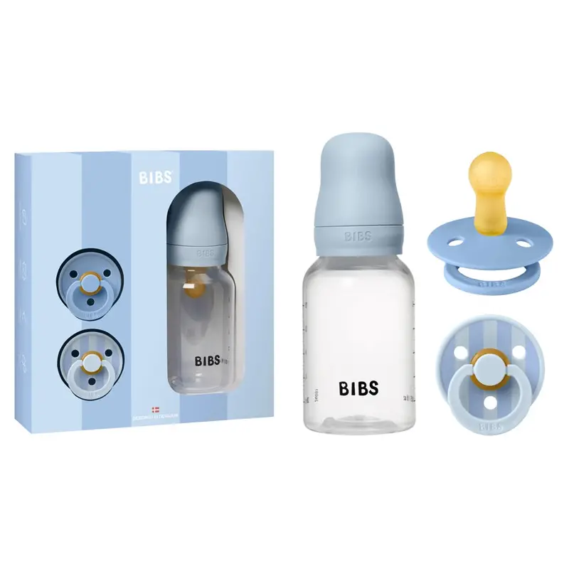 Bibs Baby Sprinkle Gift Set In Baby Blue 1