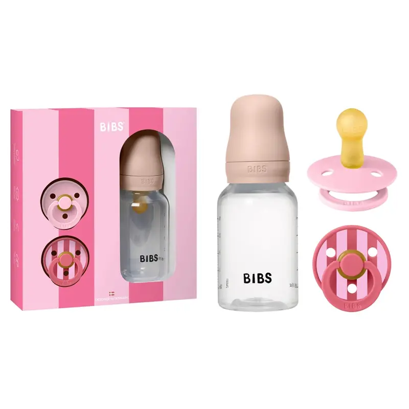 Bibs Baby Sprinkle Gift Set In Blush Pink 1