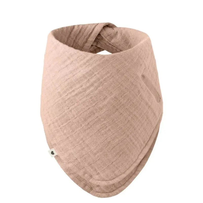 Bibs Soft Cotton Bandana Bib In Blush Pink 1