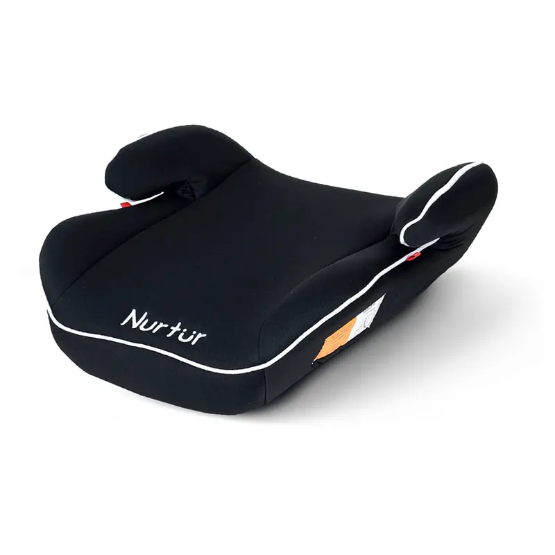 Black Nurtur Nova Booster Car Seat – Tool-Free Setup & Compact, Travel-Ready Design 1