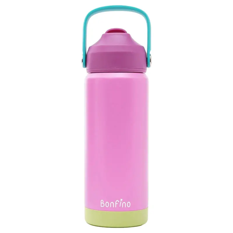 Bonfino 500Ml Vacuum-Insulated Stainless Steel Water Bottle (Pink) 1