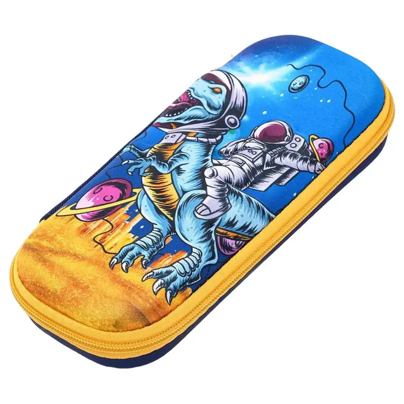 Bonfino Astronaut-Themed Pencil Case – Blue Design 1