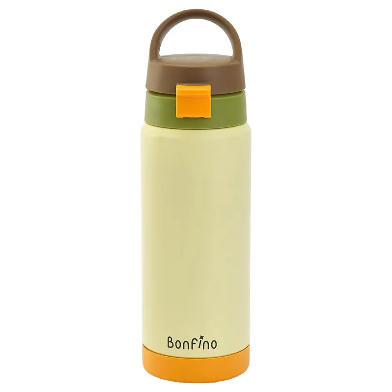 Bonfino Beige 550Ml Double-Wall Insulated Water Bottle 1