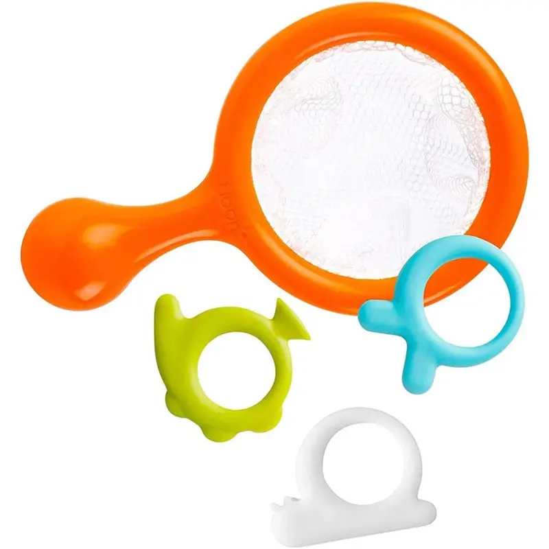 Boon Water Bugs Squeaky Bath Toy In Orange 1