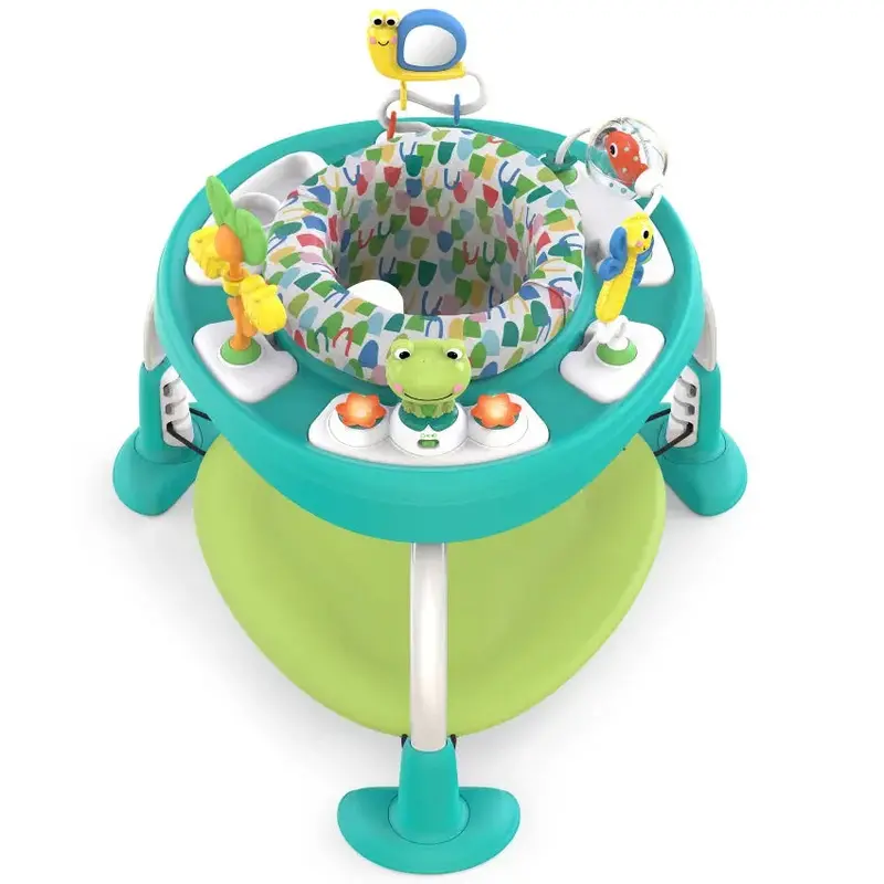 Bright Starts Bounce Bounce 2-In-1 Jumper And Activity Table – Playful Pond Theme 1