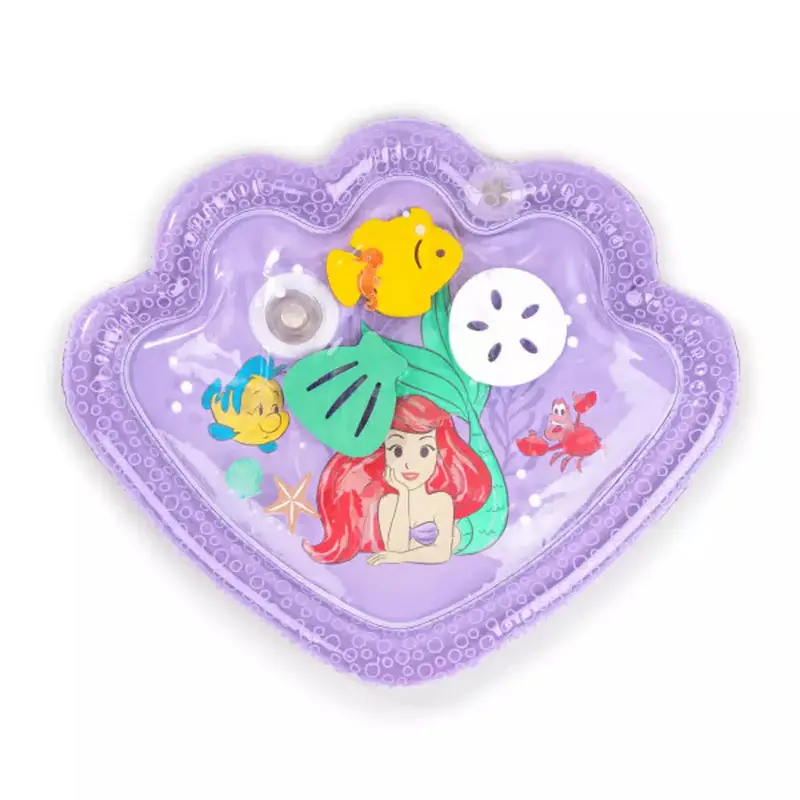 Bright Starts Little Mermaid Sea Treasures Tummy Time Water Mat – Sensory Play Mat 1