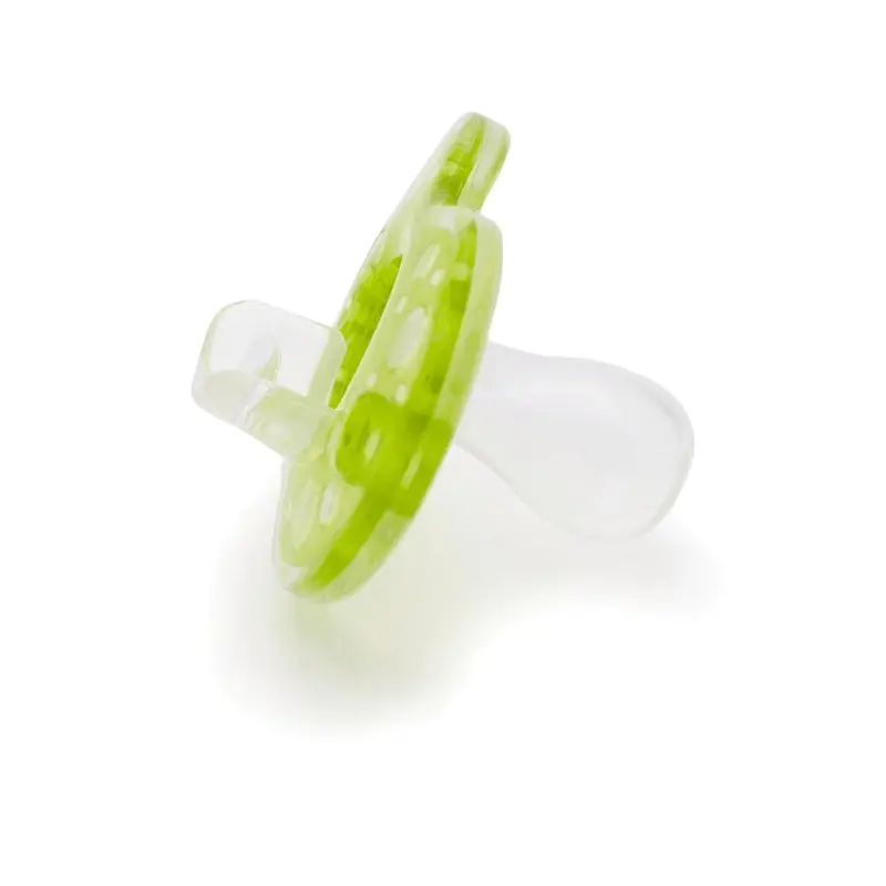Brother Max Cherry-Shaped Silicone Soother – Green, For Babies 6 Months+ 1