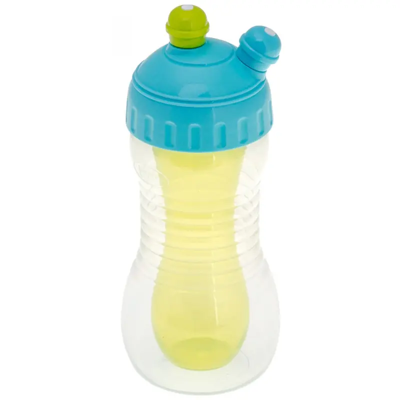 Brother Max Dual-Compartment Insulated Sports Bottle – Blue & Green 1
