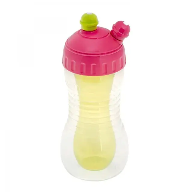 Brother Max Dual-Compartment Insulated Sports Bottle – Pink & Green 1