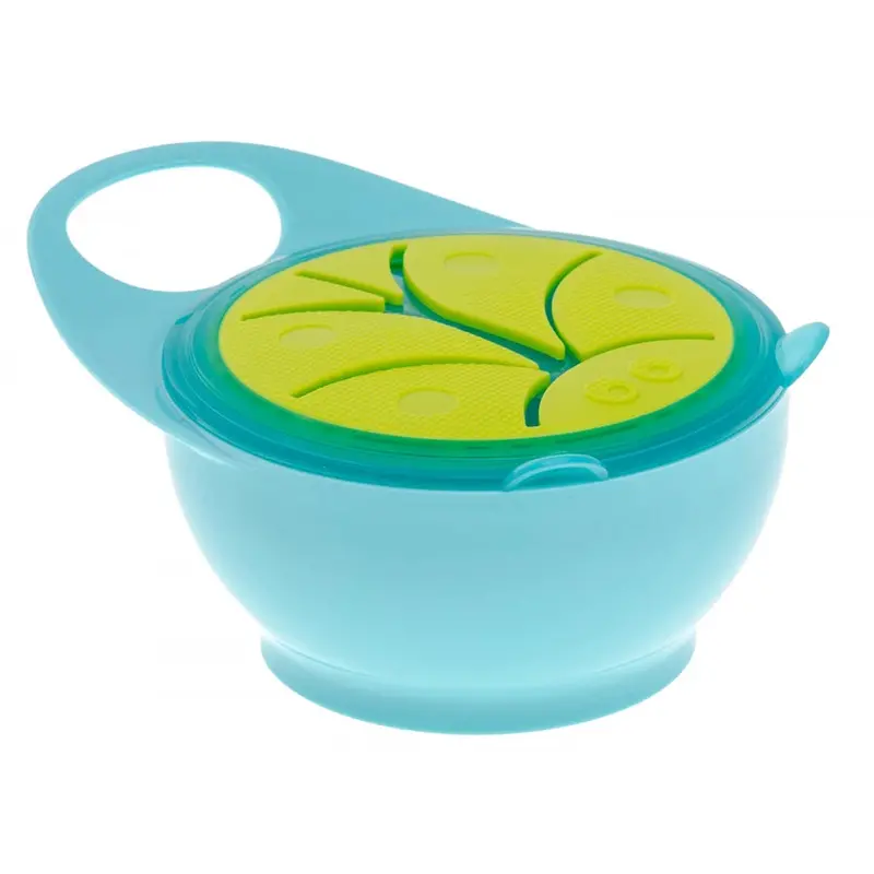 Brother Max Easy-Grip Snack Pot Bowl – Blue & Green 1