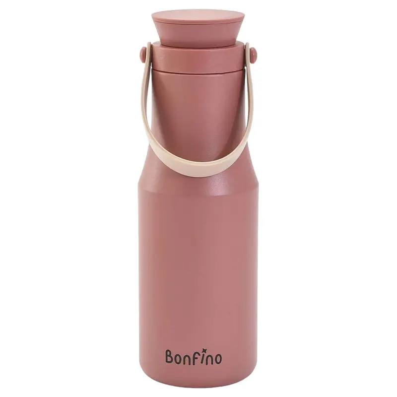 Brown 470Ml Eco-Friendly Water Bottle – Bonfino 1