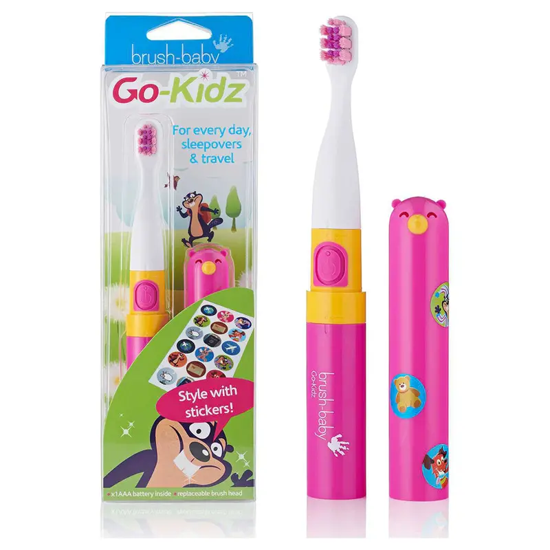Brush-Baby Go-Kidz Electric Toothbrush For Toddlers – Pink 1