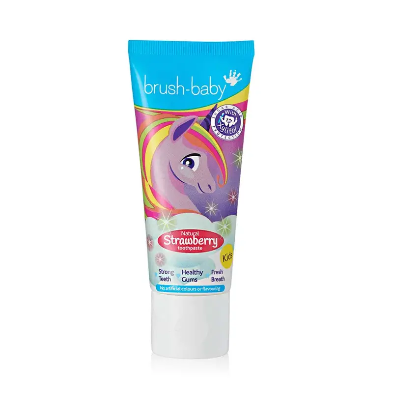 Brush Baby Strawberry Flavor Toothpaste For Kids – 50 Ml 1