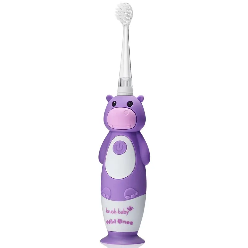 Brush Baby Wild One Hippo Rechargeable Kids’ Toothbrush 1